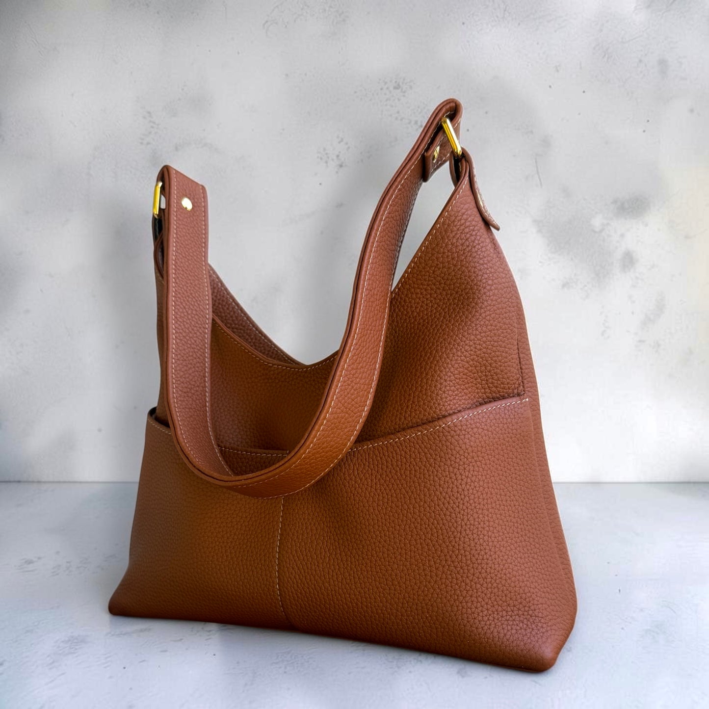 Vella Shoulder Bag-Cognac