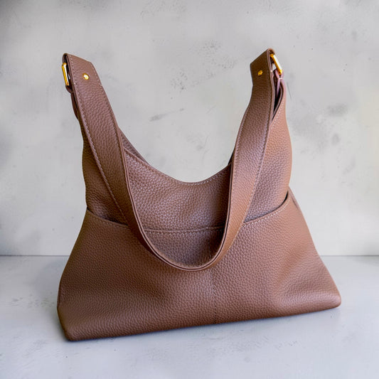 Vella Shoulder Bag-Etoupe