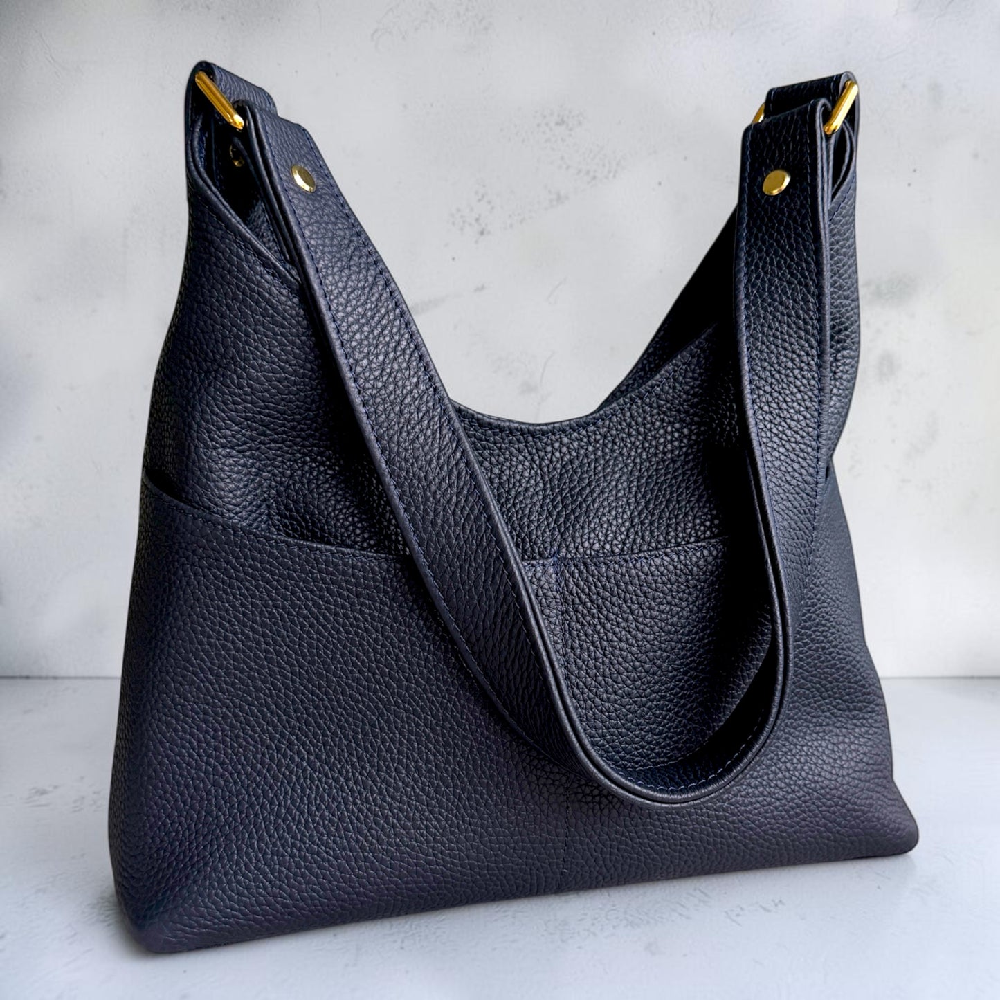 Vella Shoulder Bag-Navy