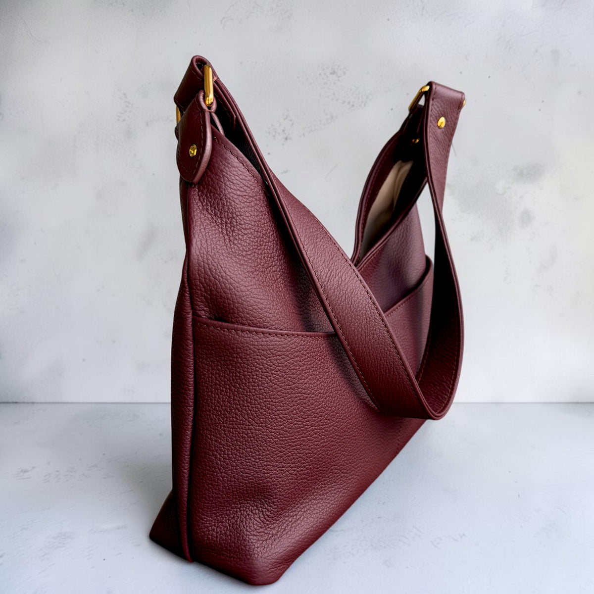 Vella Shoulder Bag-Bordeaux