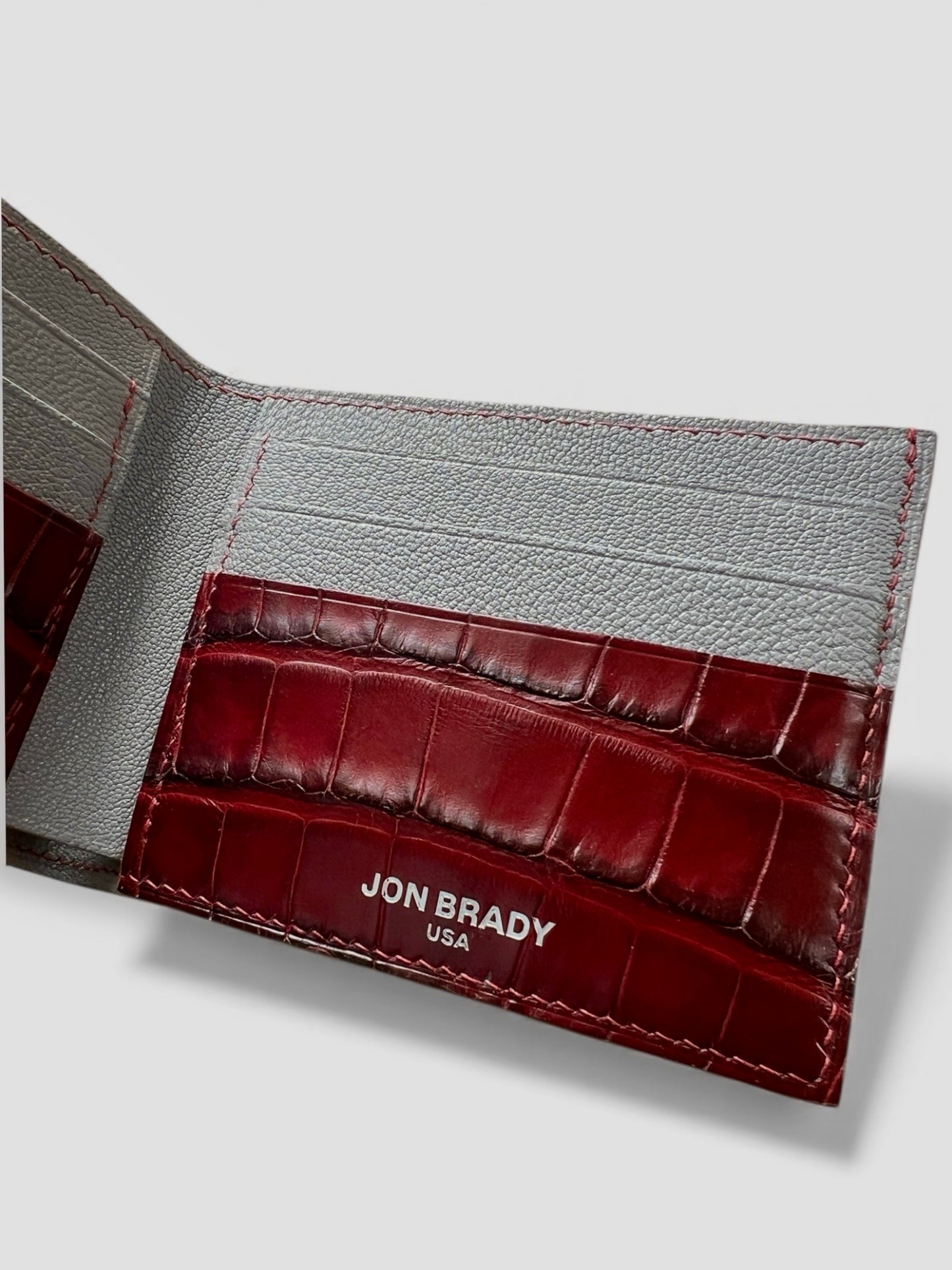 Ashford Wallet in Alligator & French chèvre