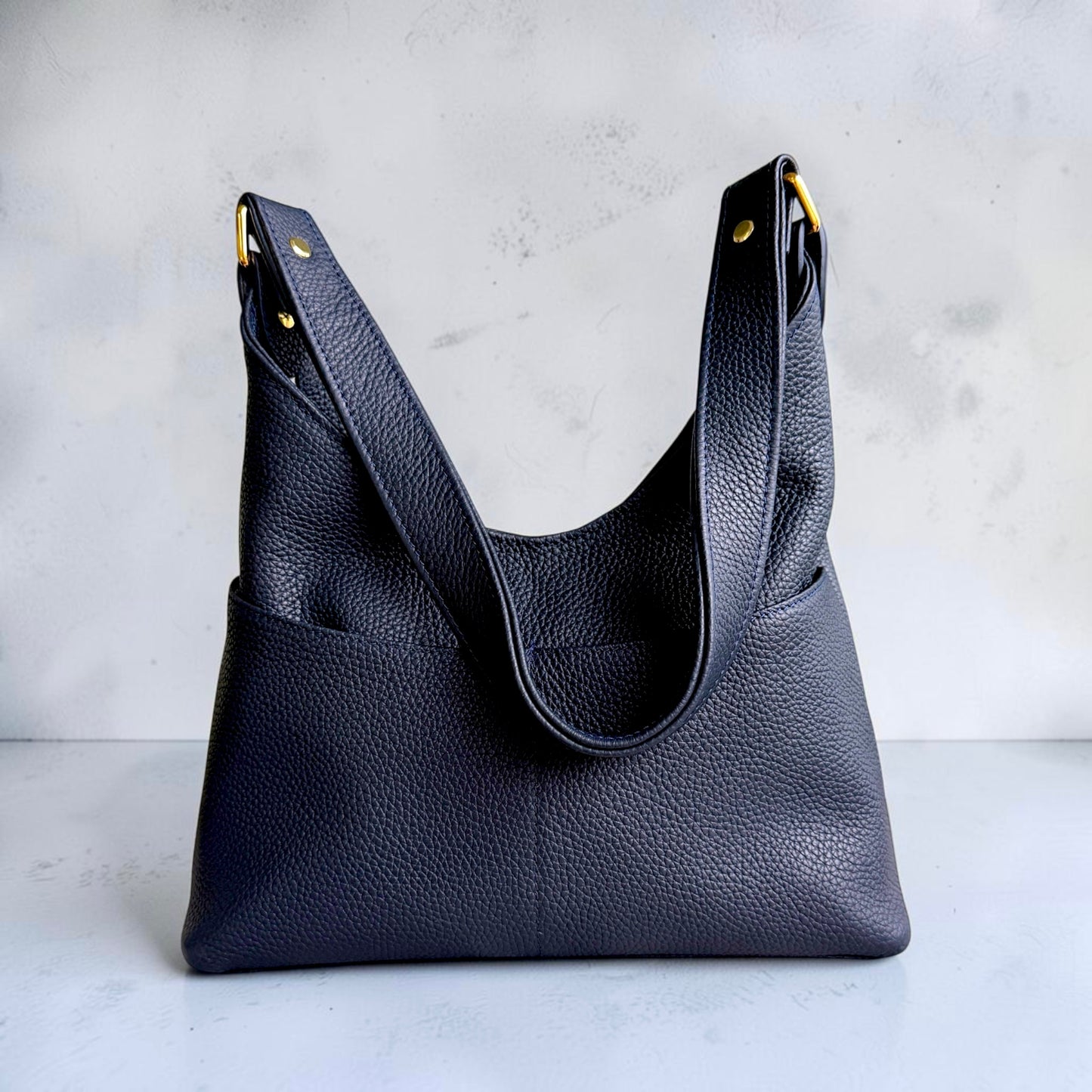 Vella Shoulder Bag-Navy