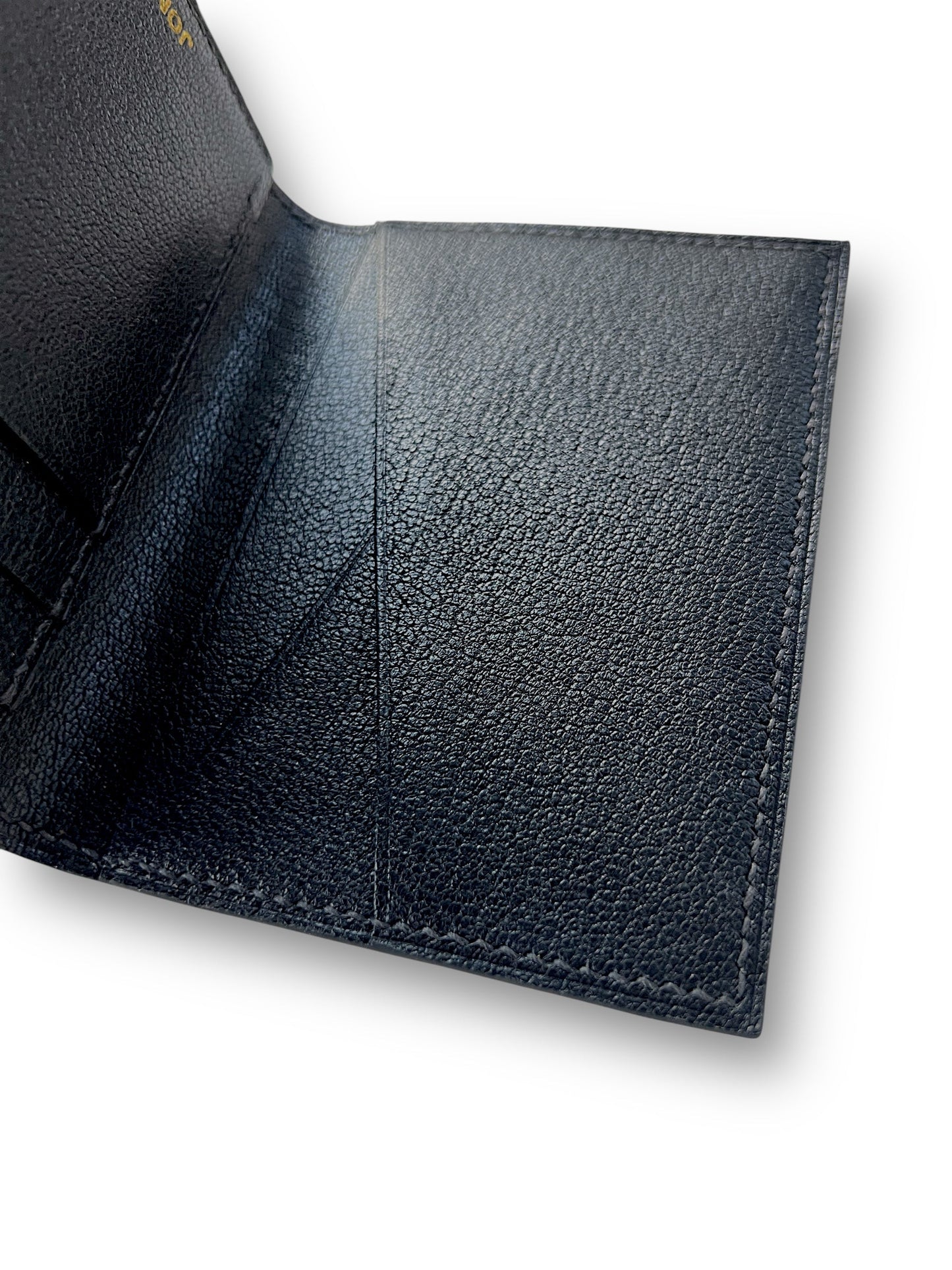 Camden wallet in alligator with chèvre interior, handcrafted by Jon Brady USA.