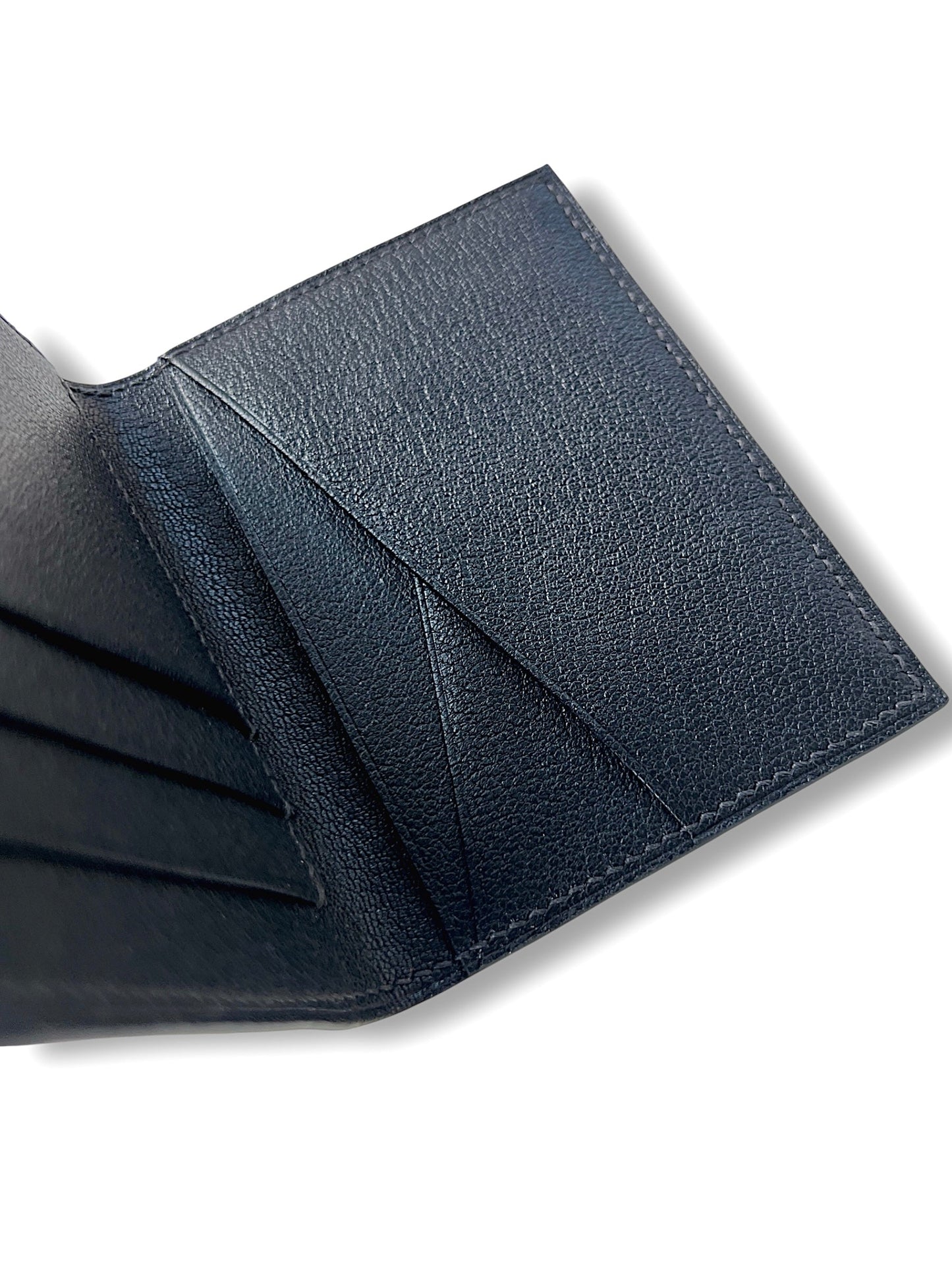 Camden wallet in alligator with chèvre interior, handcrafted by Jon Brady USA.