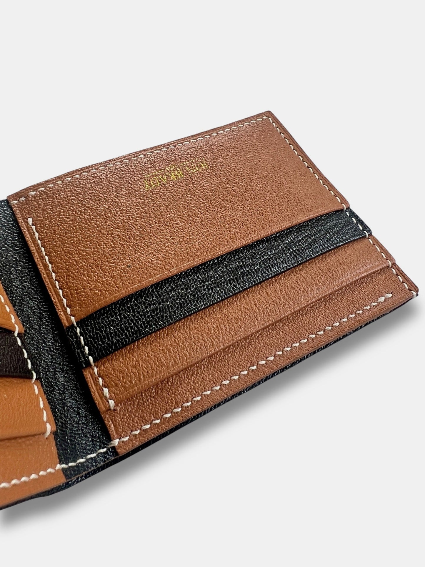 Ashford wallet in alligator with chèvre interior, handcrafted by Jon Brady USA.