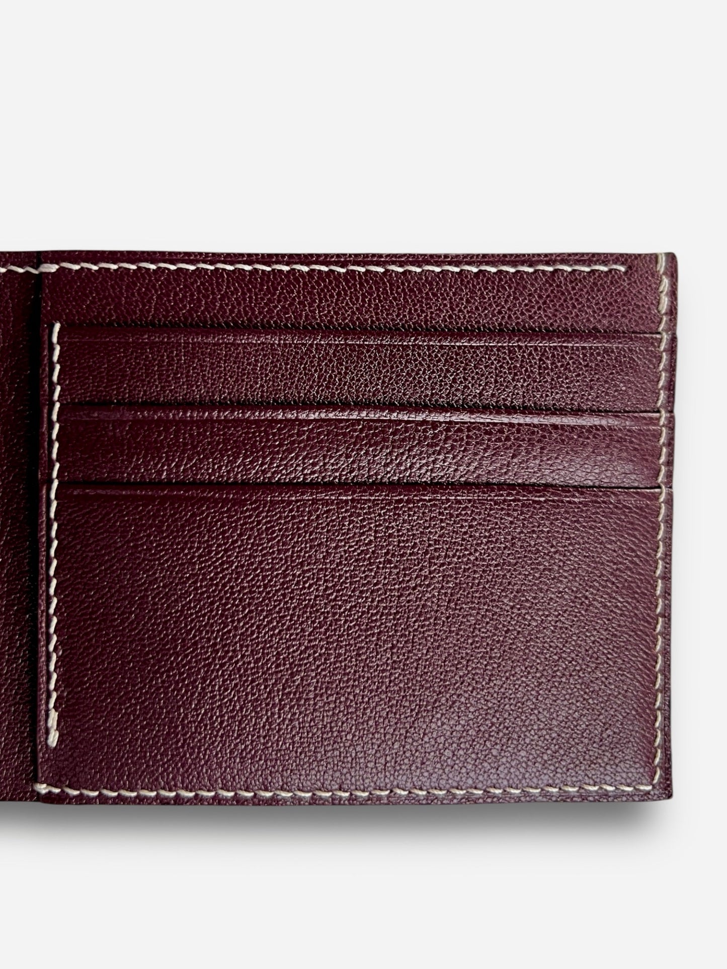 Ashford wallet in chèvre with chèvre interior, handcrafted by Jon Brady USA.