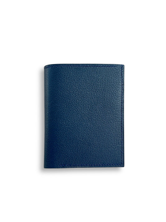 Hamilton wallet in chèvre  with chèvre interior, handcrafted by Jon Brady USA.