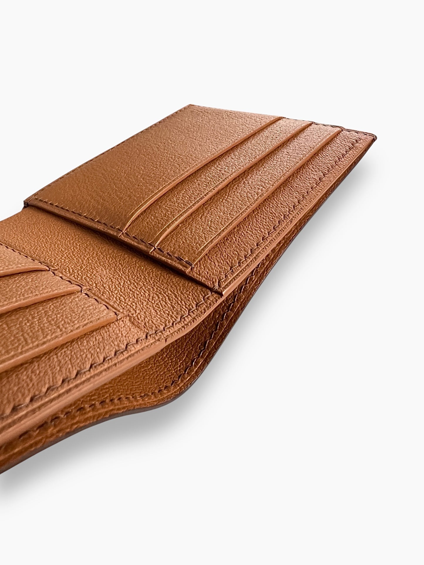 Ashford wallet in evercolor with chèvre interior, handcrafted by Jon Brady USA.