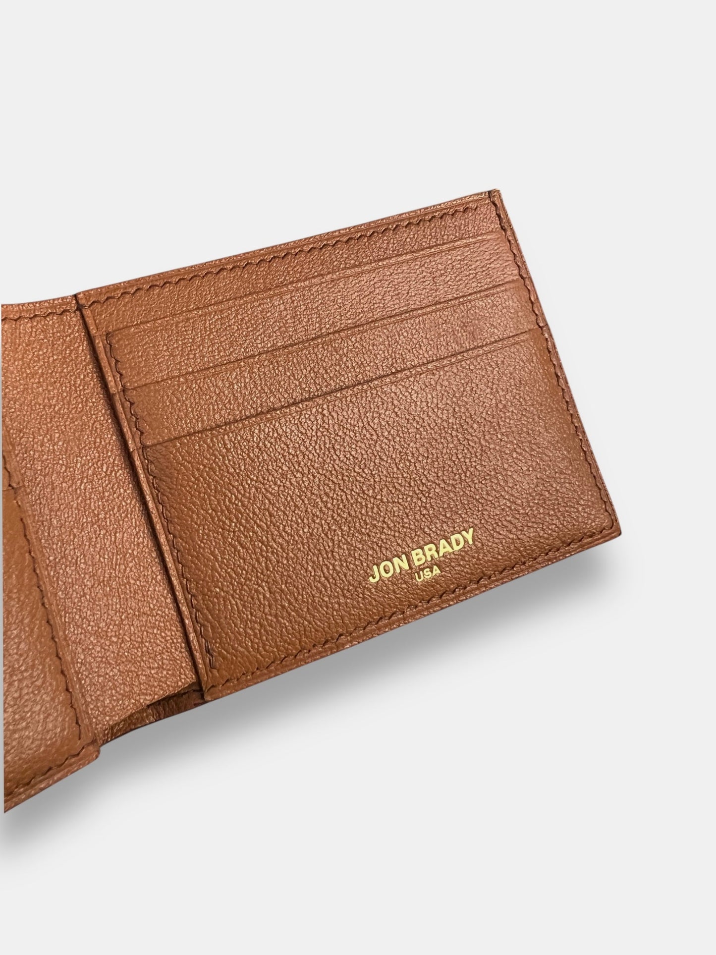 Ashford wallet in evercolor with chèvre interior, handcrafted by Jon Brady USA.