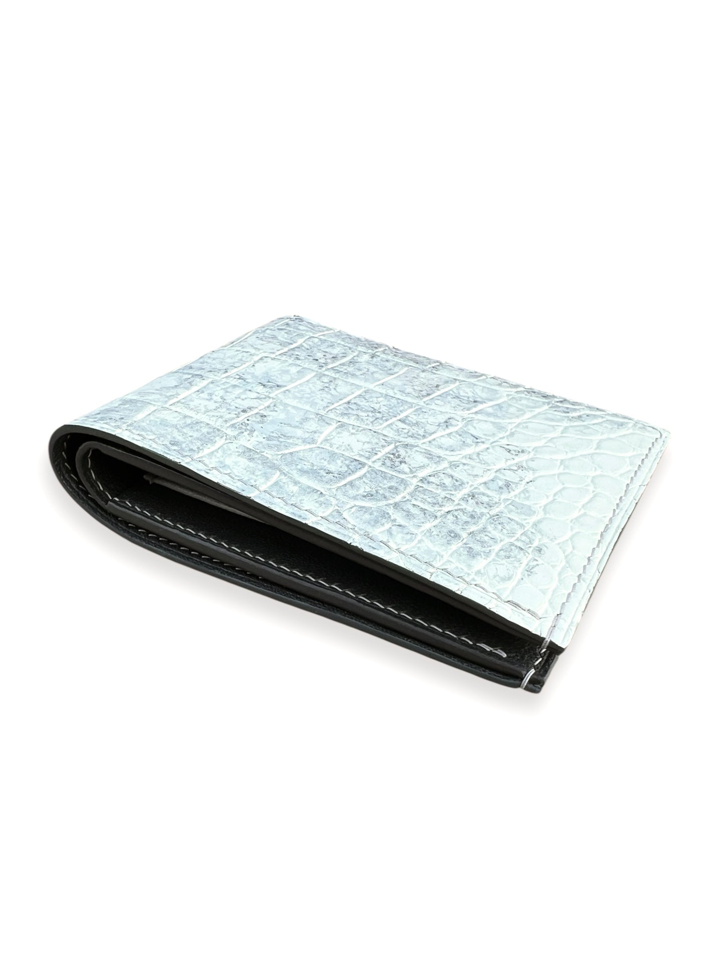 Ashford Wallet in Alligator & French chèvre