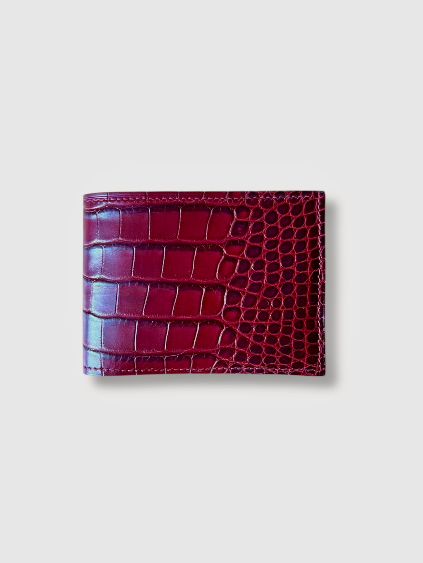 Ashford Wallet in Alligator & French chèvre