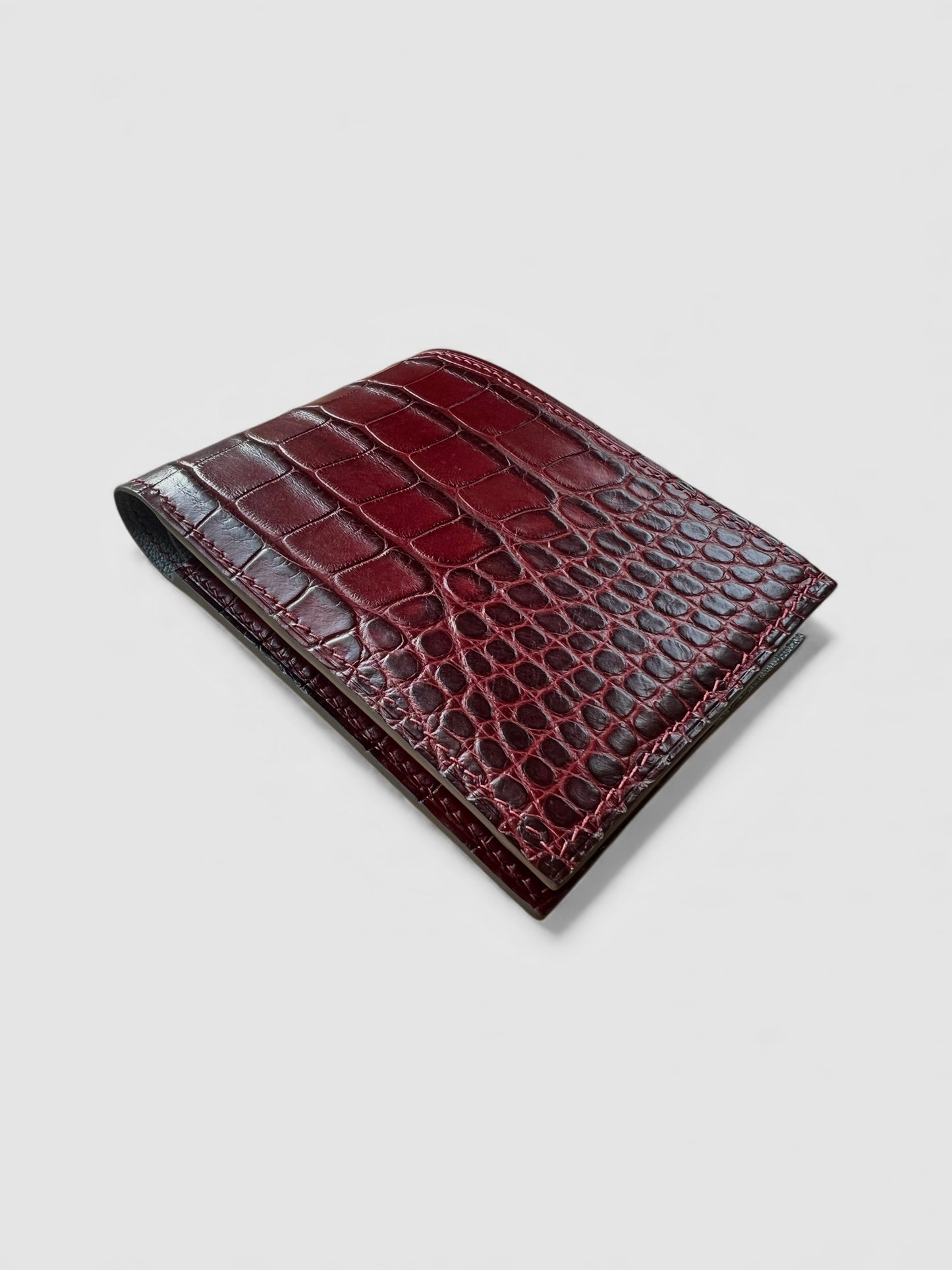 Ashford Wallet in Alligator & French chèvre