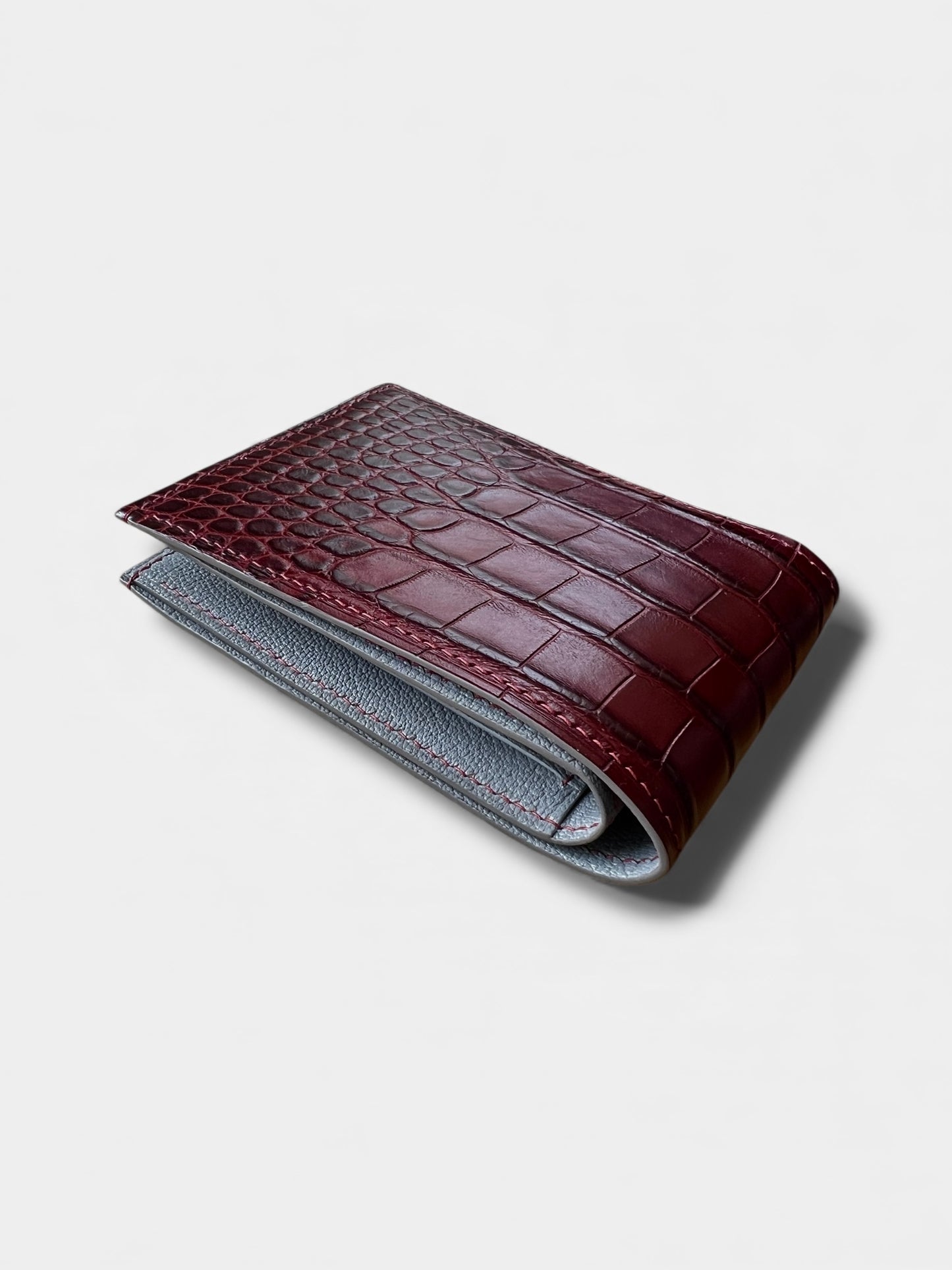 Ashford Wallet in Alligator & French chèvre