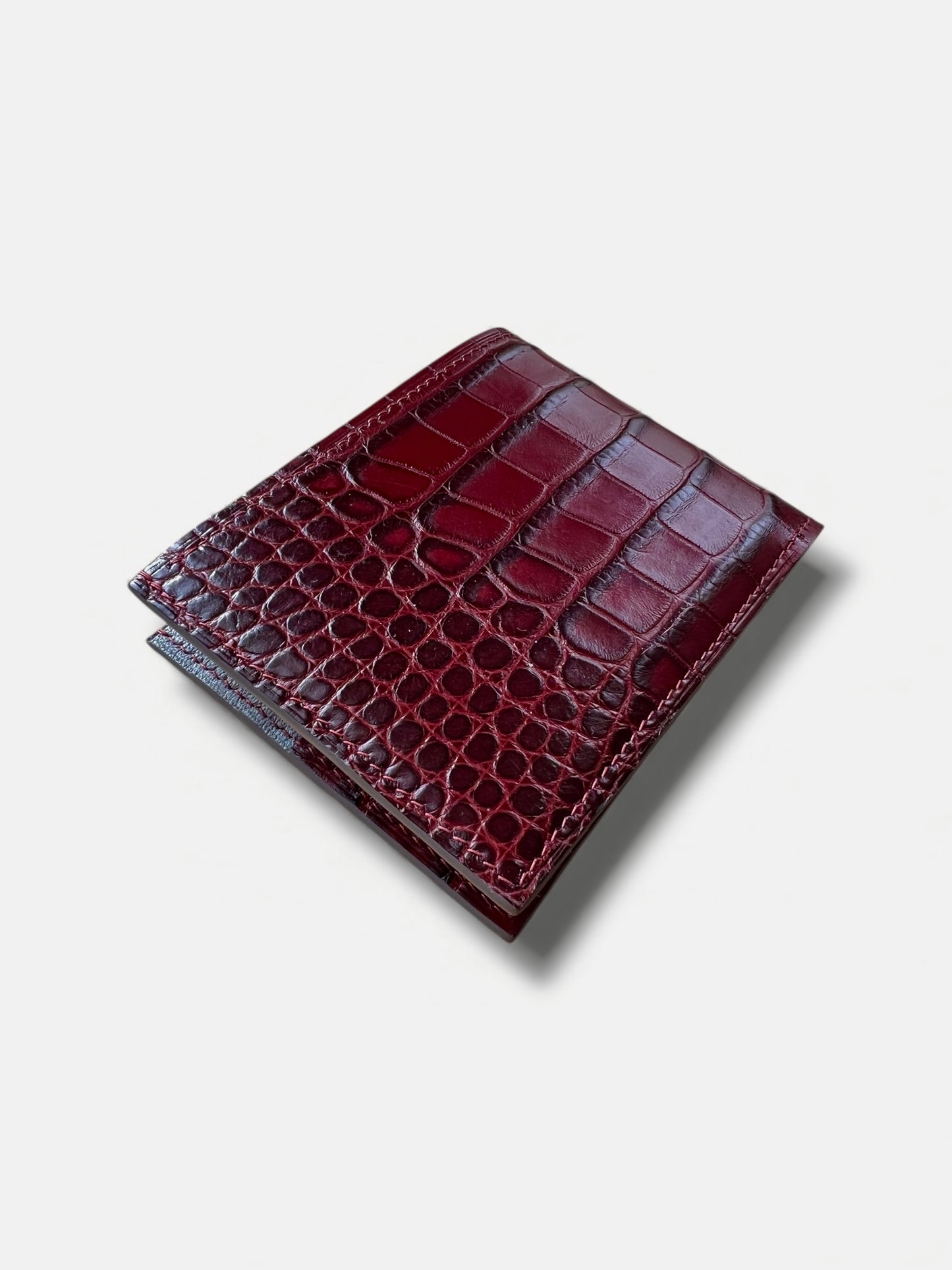 Ashford Wallet in Alligator & French chèvre