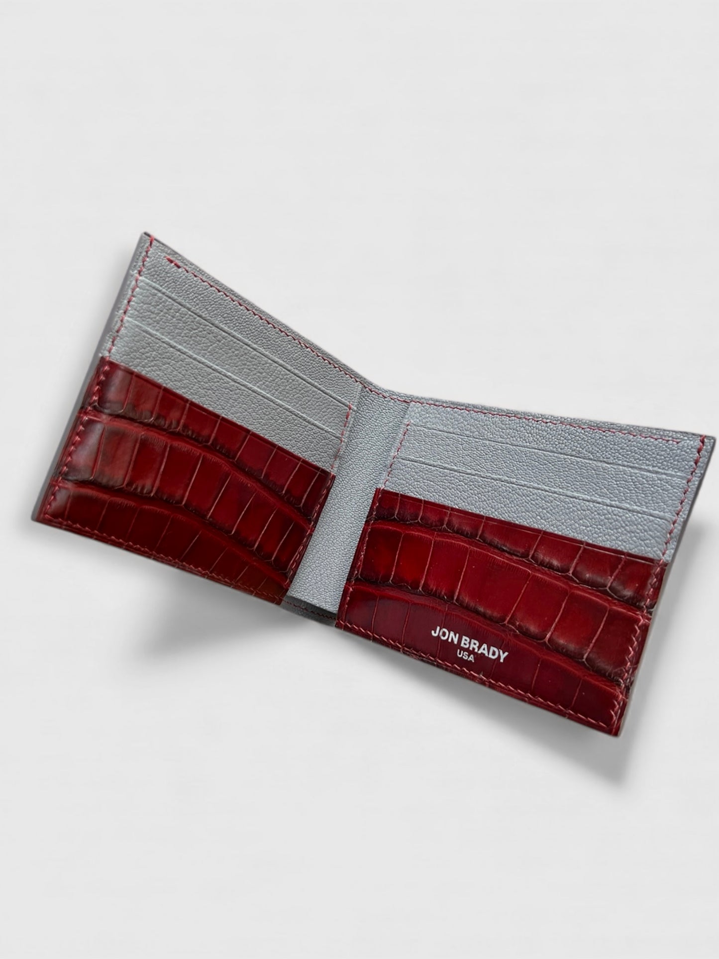 Ashford Wallet in Alligator & French chèvre