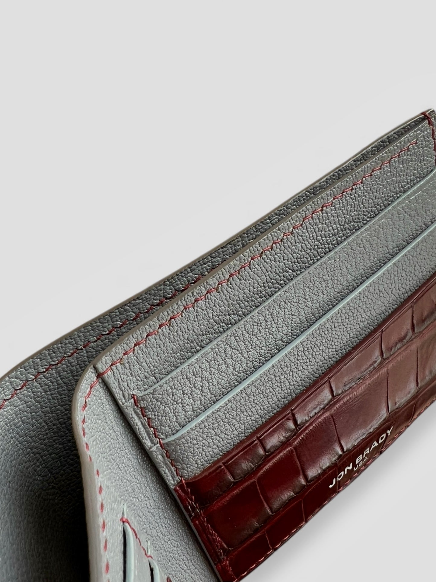 Ashford Wallet in Alligator & French chèvre