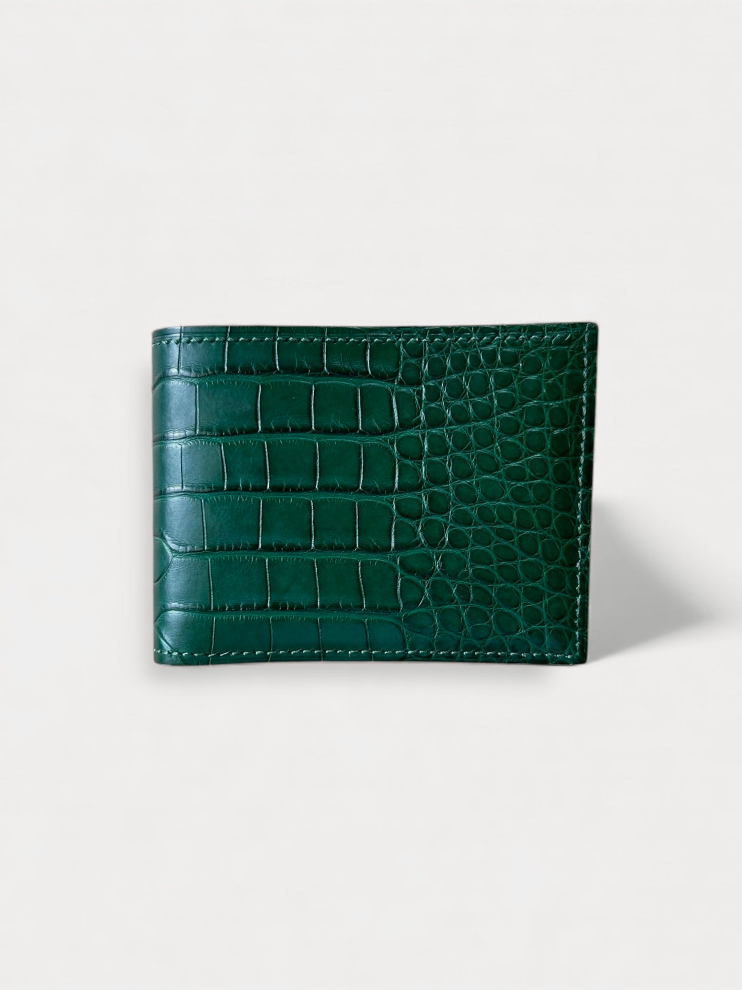 Ashford Wallet in Alligator & French chèvre