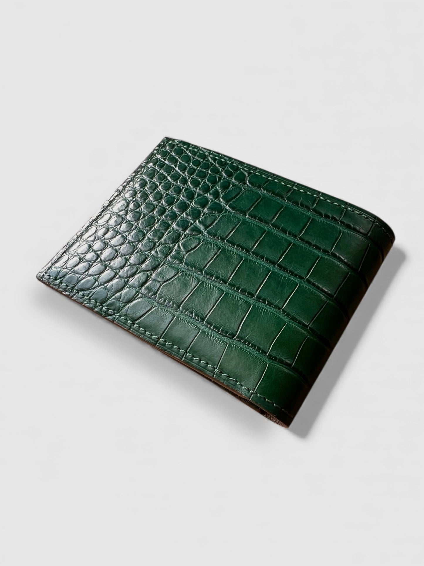 Ashford Wallet in Alligator & French chèvre