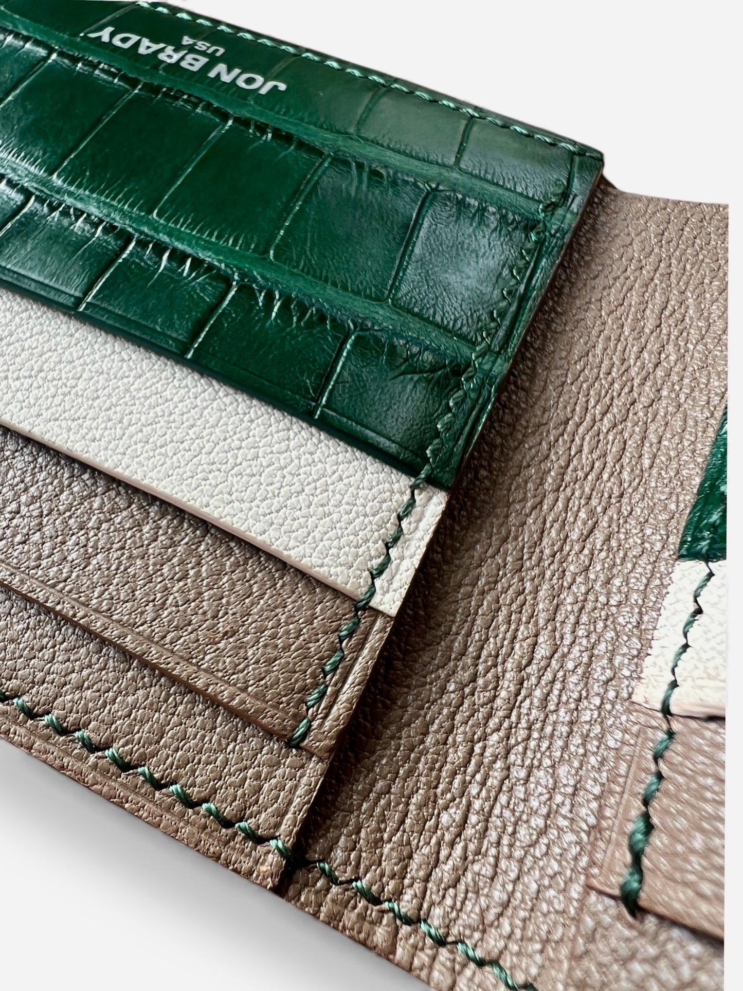 Ashford Wallet in Alligator & French chèvre