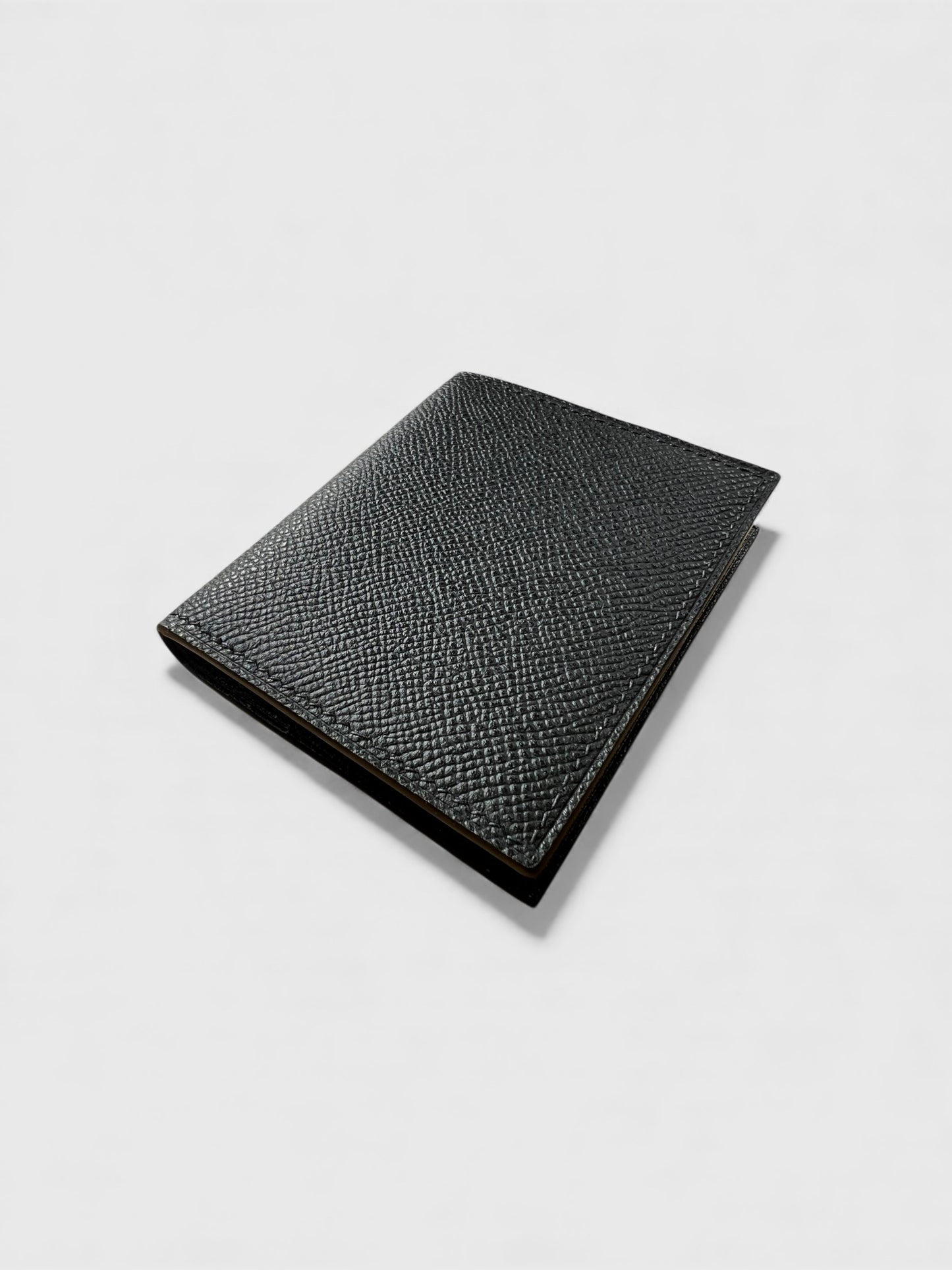Knox Wallet in Black Calf & French Chèvre