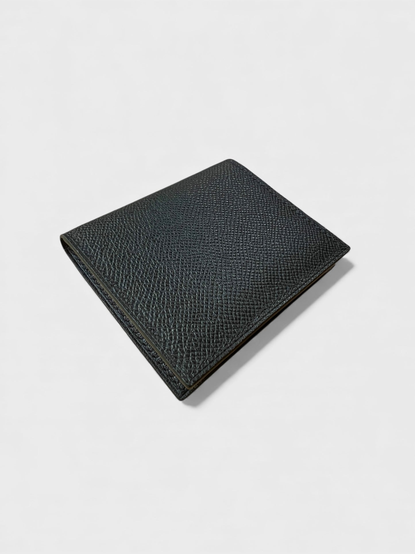 Knox Wallet in Black Calf & French Chèvre