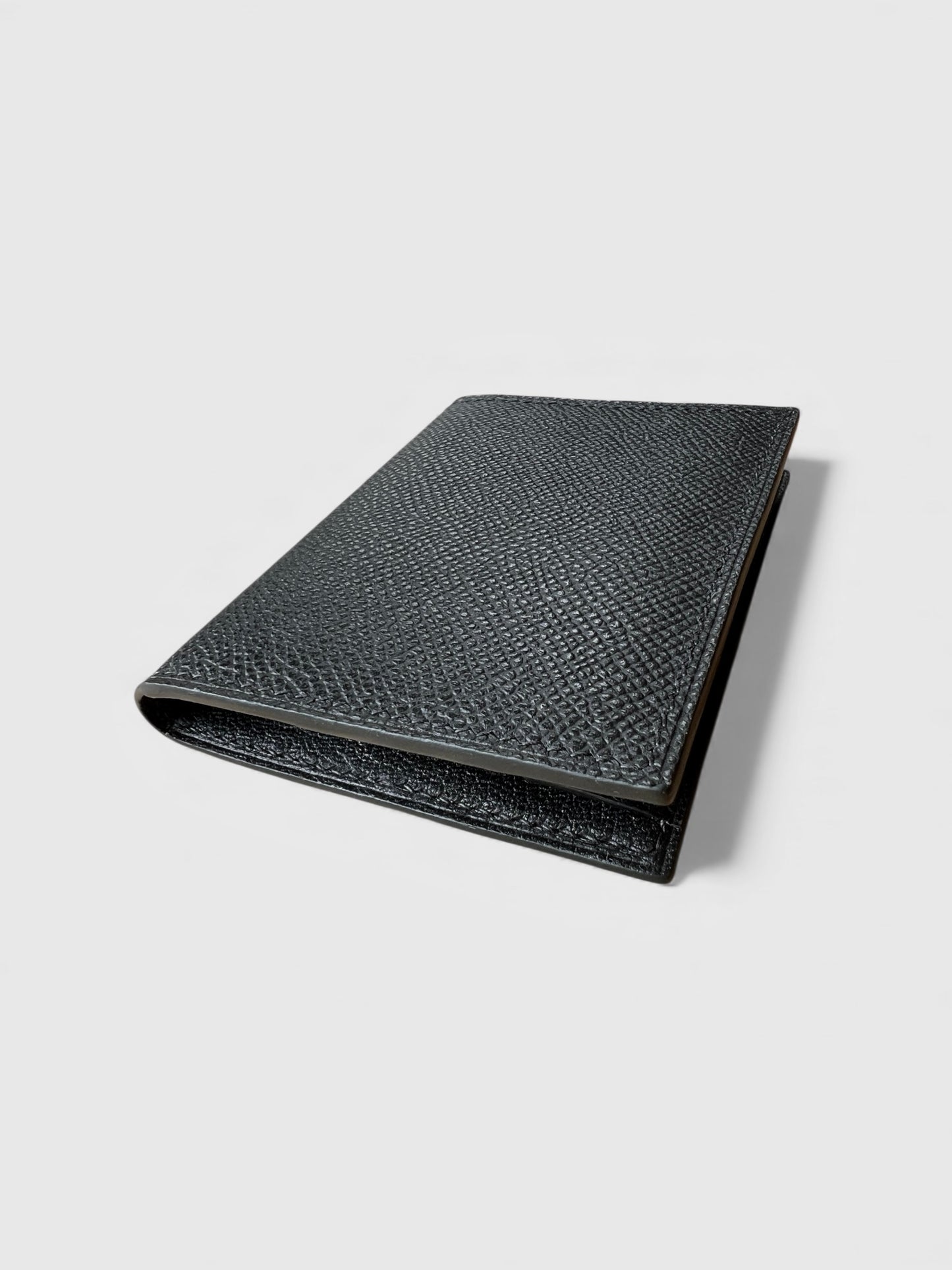 Knox Wallet in Black Calf & French Chèvre