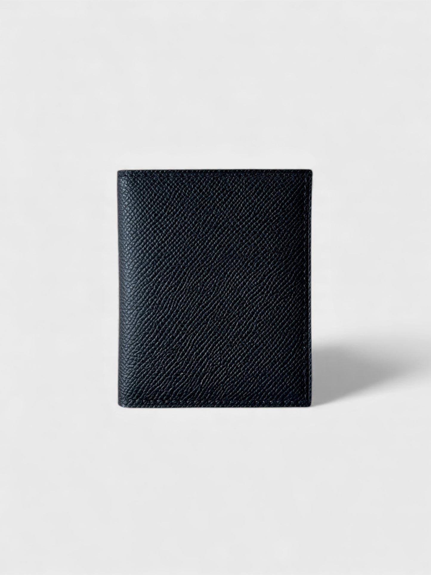 Knox Wallet in Black Calf & French Chèvre
