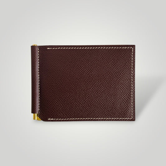 Atlas Wallet in Haas Epsom Calfskin & French Chèvre