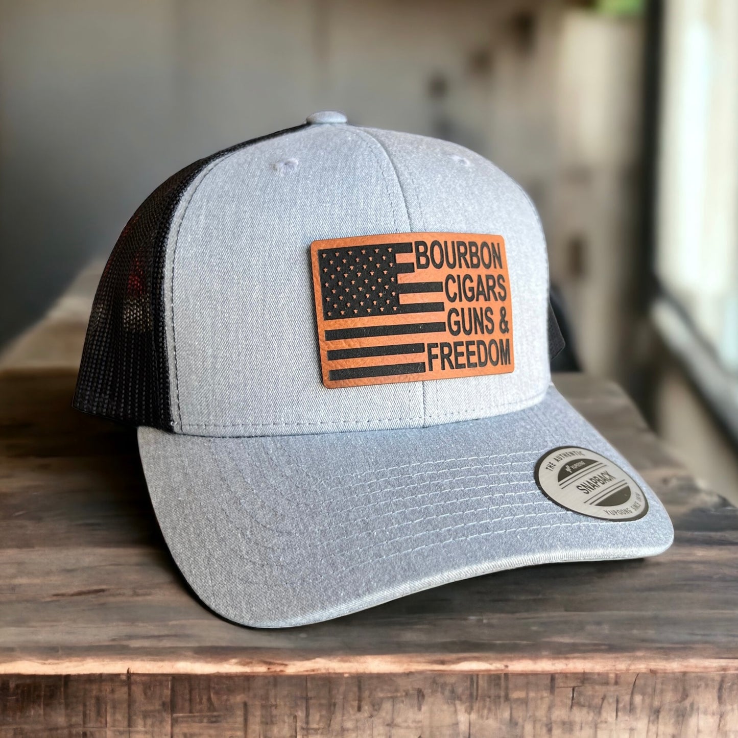 Bourbon Cigars Guns & Freedom Hat