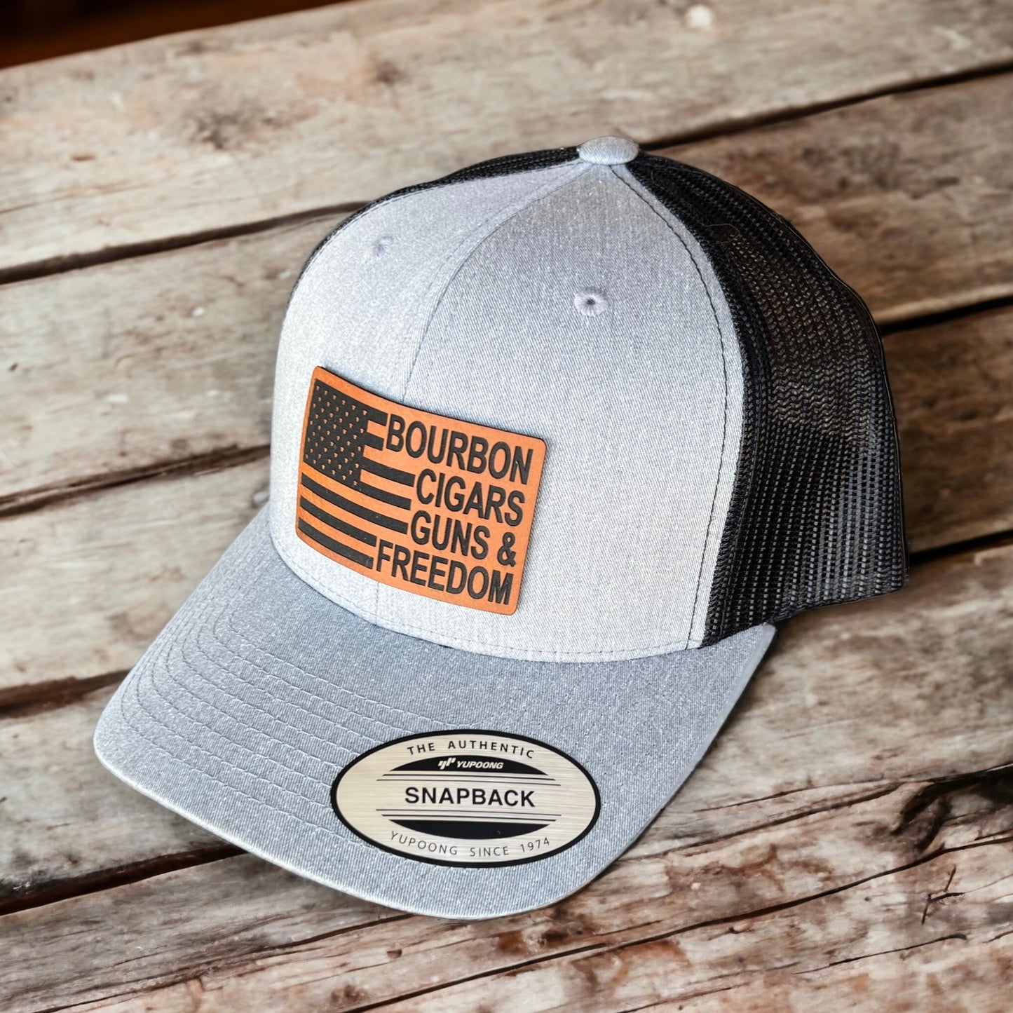 Bourbon Cigars Guns & Freedom Hat